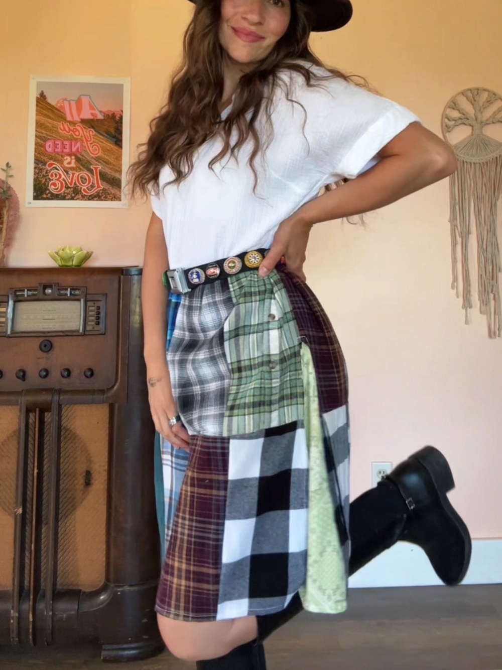 Upcycled Cotton Dress